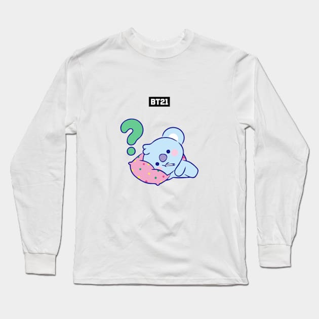 bt21 bts exclusive design 115 Long Sleeve T-Shirt by Typography Dose